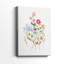 Jardin de fleurs printanier II - Cavas enveloppés de galerie-83047119