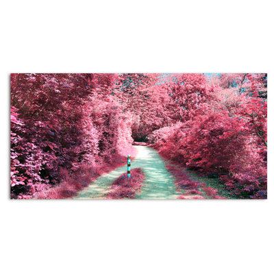 " Path Into Pink And Purple Forest II "