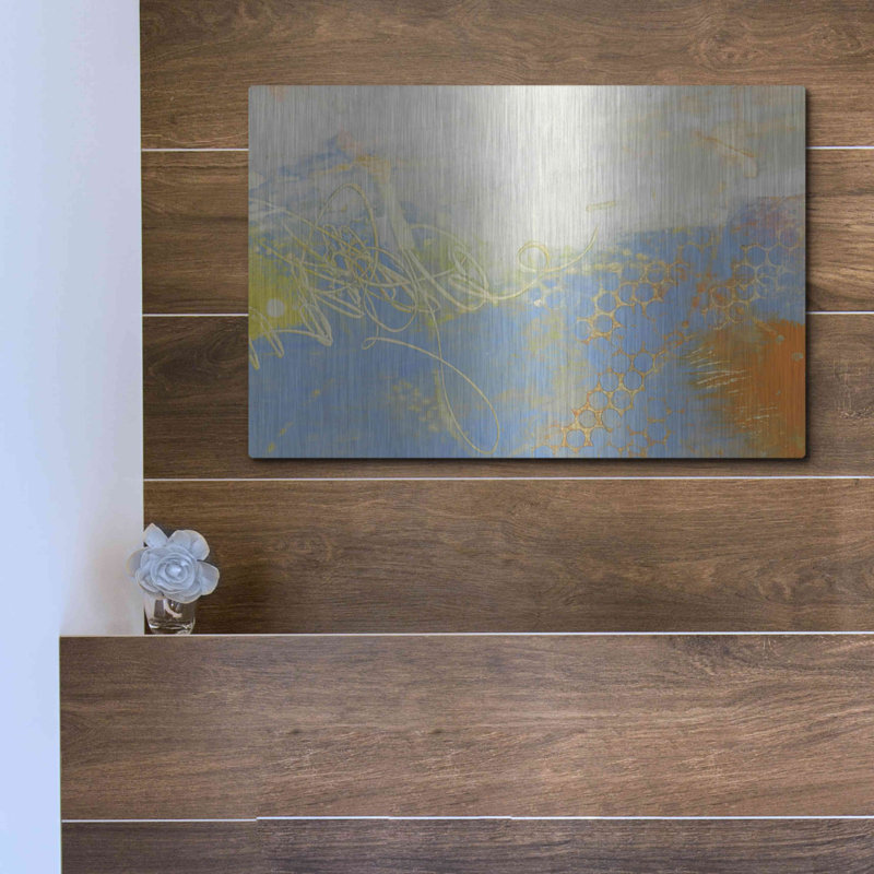 «Blue Lux II» par Sue Jachimiec, H 12 po x l 16 po