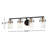 Emerson 4-Light Matte Black Vanity Light