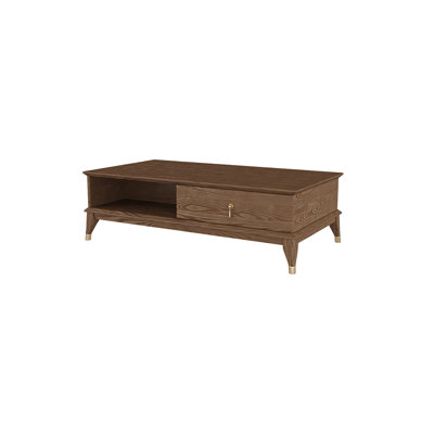 Solid  Ash Wood Coffee Table