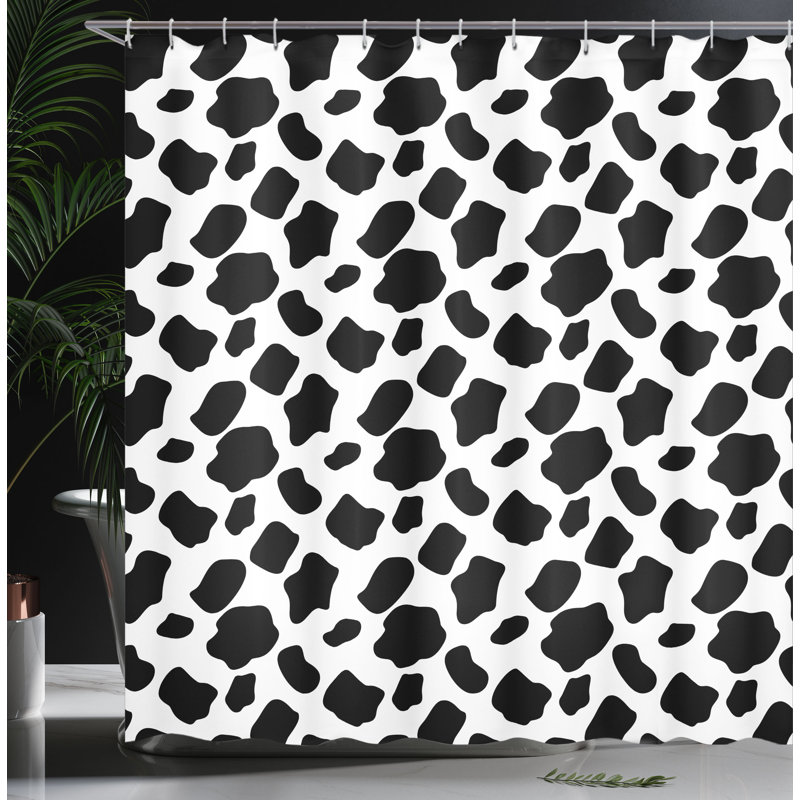 Shower Curtain with Hooks Included, 84"H x 69"W