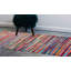 Nisbet Handwoven Multicolour Rag Rug-170004341