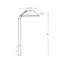Black Integrated LED Metal Pathway Light