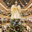 Elegant Gold Light-Up Angel Christmas Tree Topper 31.5 cm