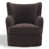 Dark Brown Faux Shearling selected