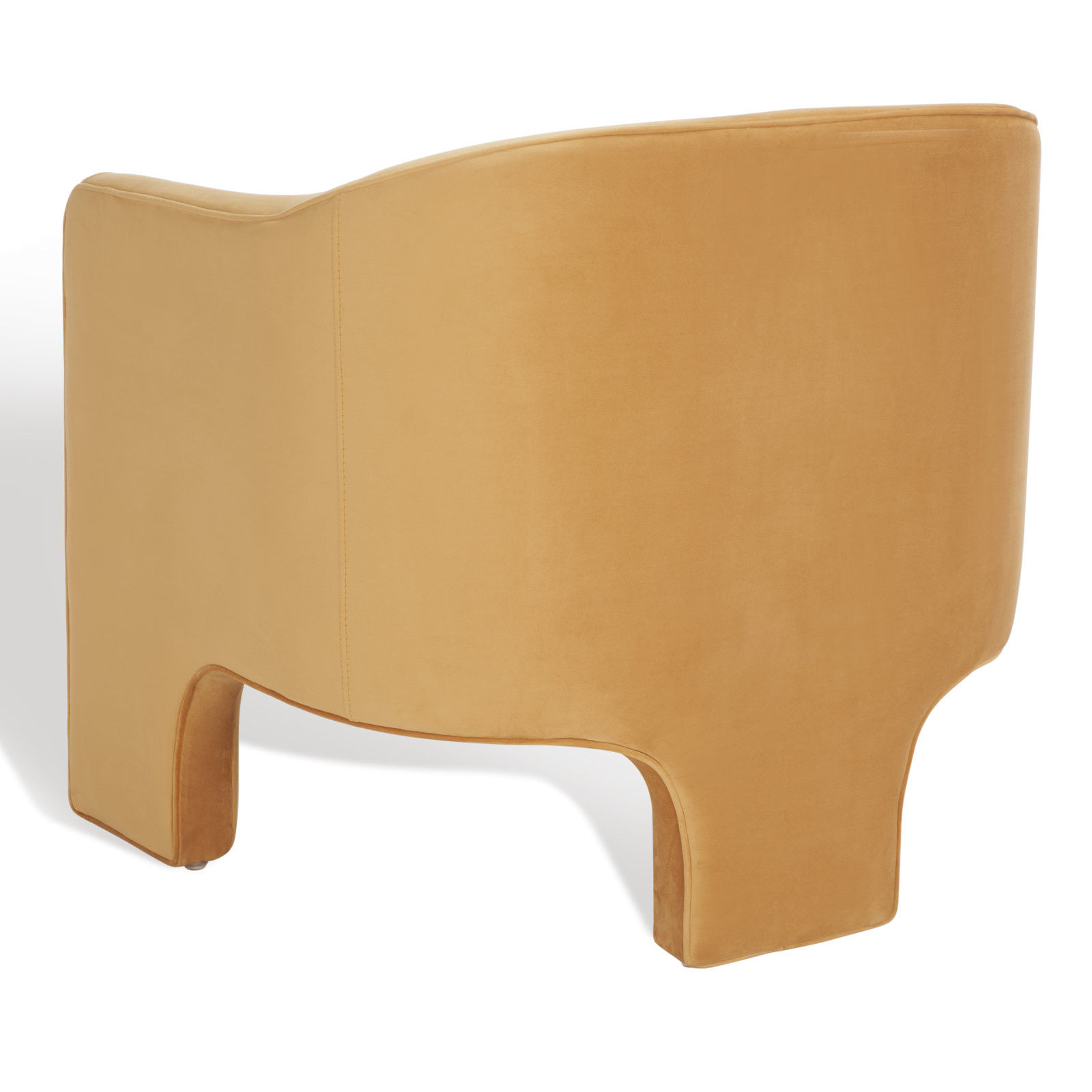 Upland Armchair, Mustard Velvet