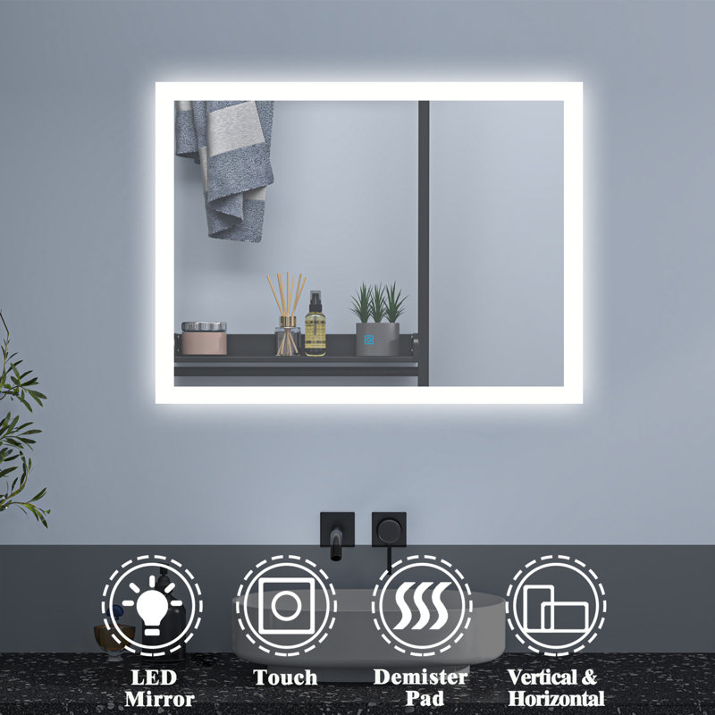 Cohe Rectangle Mirror, 80cm x 60cm