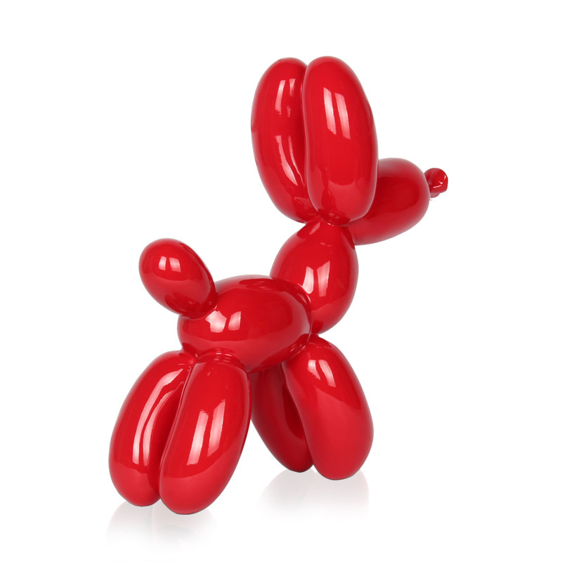 Aagje Animals Figurines & Sculptures, 27cm H x 26cm W x 9.5cm D, Red