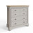 Joulon 6 Drawer Chest of Drawers. 4 + 2 Configuration. Solid Wood. Oak Top. Fully Assembled.-2065843390