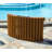 Luiza Outdoor Acacia Wood Chaise Lounge