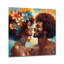 «Beautiful Black Couple In Love I», art mural acrylique moderne-460478301