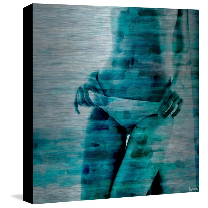 «White Panties», reproduction sur métal, H 24 po x l 24 po x P 1,5 po