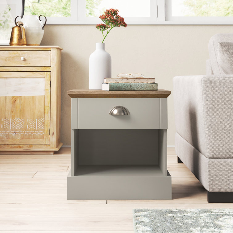 Fernleaf Brielle 1 Drawer Bedside Table & Reviews | Wayfair.co.uk