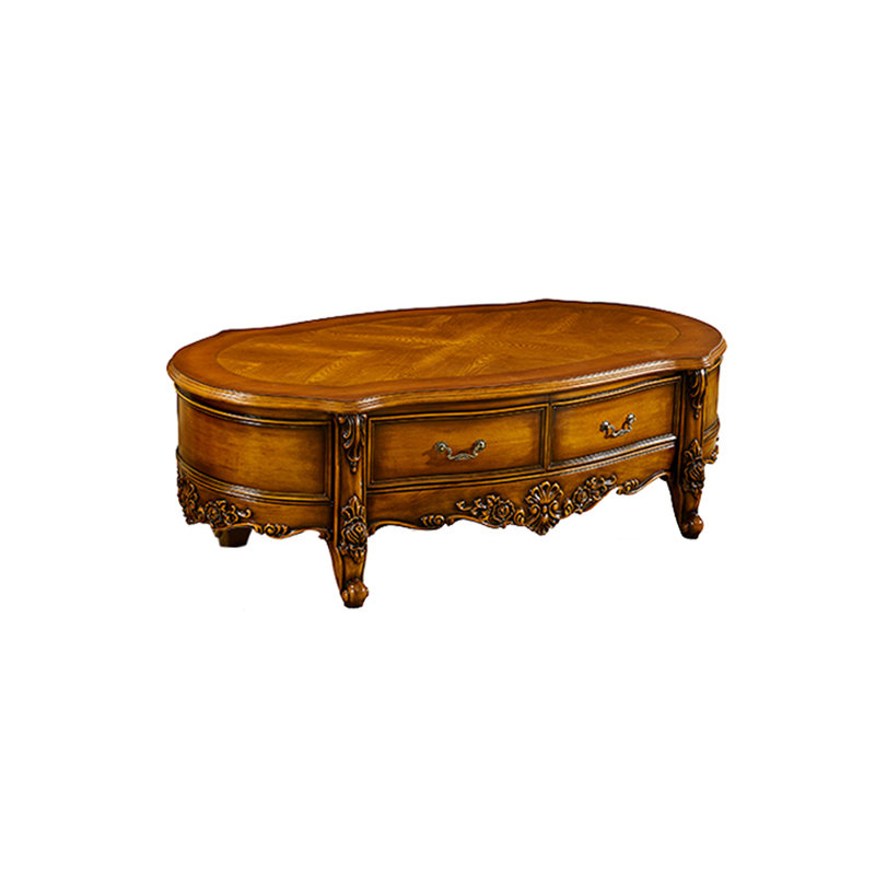 Table basse ovale de style européen