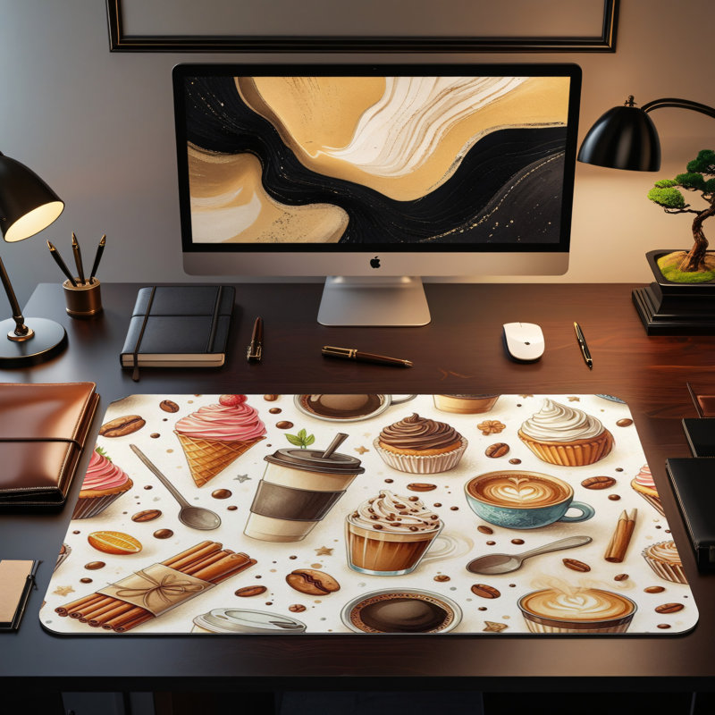 Polyester Desk Pad, 23.6x13.8