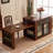 American Retro Solid Wood Dining Table