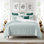Jaxon Stripe Cotton Reversible Coverlet Set