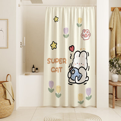 Rideau de douche en polyester