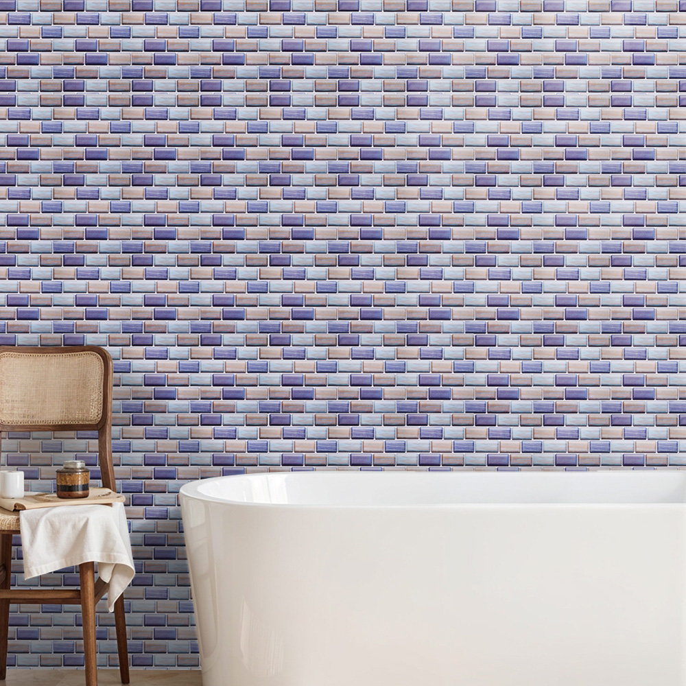 10Pcs Self-Adhesive Wall Tile Stickers