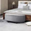 Velvet Upholstered Bench with Flip Top-2044425042