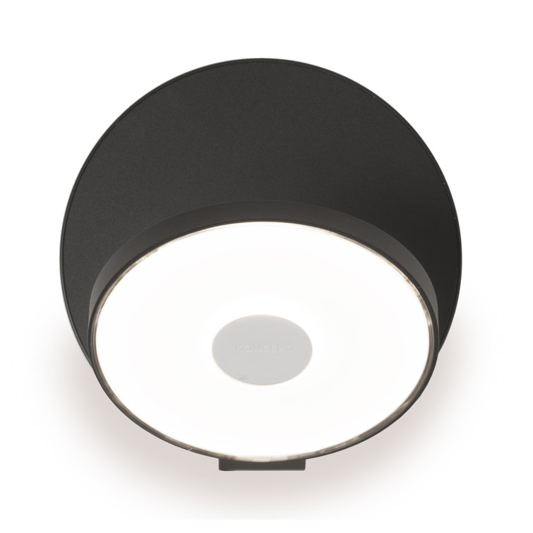 Gravy Single Light Aluminum Dimmable LED Plug-in Flush Mounted Sconce