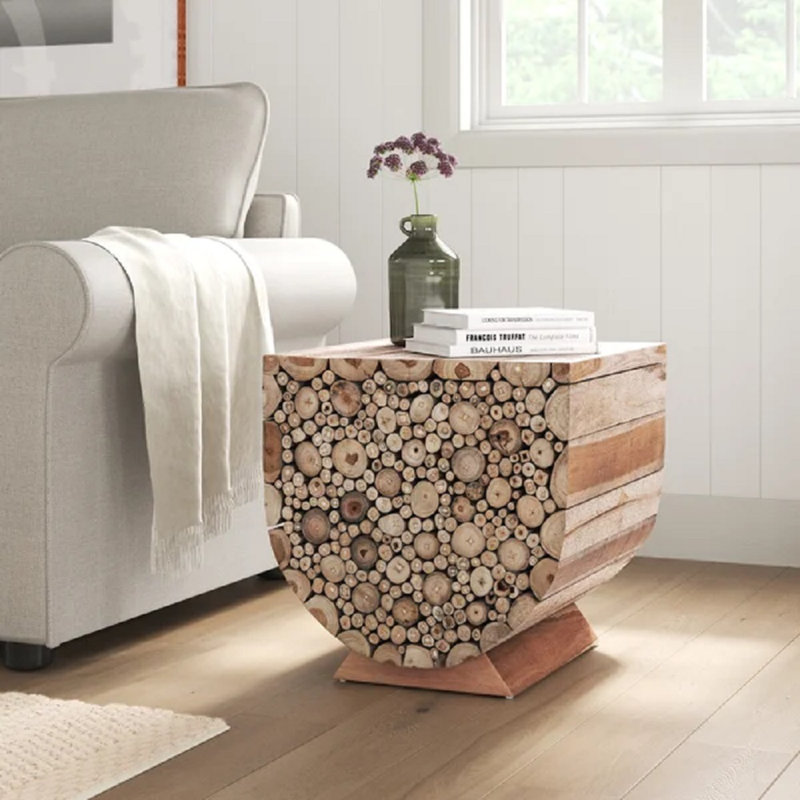 Jelle Solid Wood End Table