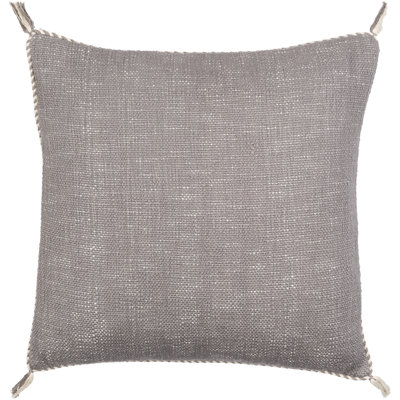 Tenor Braided Square Cotton Pillow Cover