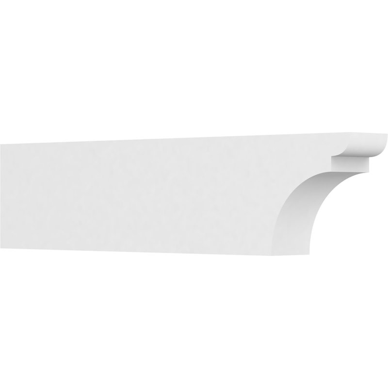 Queue de chevron standard en PVC de qualité architecturale Yorktown, H 10 po x L 5 po x P 42 po