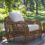 Chaise de patio avec coussins Alyshia