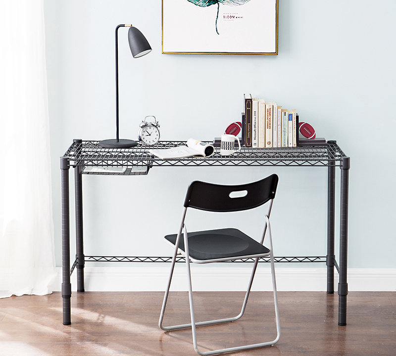 Suprima Heavy Duty Desk, Gunmetal Grey