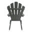 Chaise Adirondack d'extérieur ou d'intérieur en bois