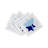 Hanukkah Menorah Cotton Sateen Cocktail Napkins