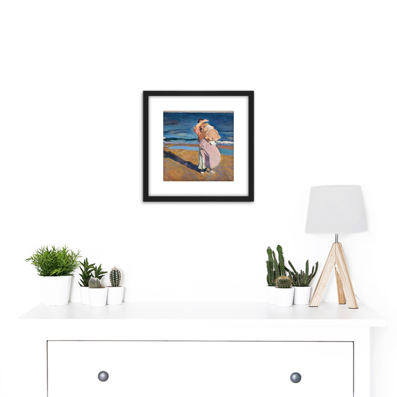 Fisherwomen With Her Son by Joaquín Sorolla - Single Picture Frame Print