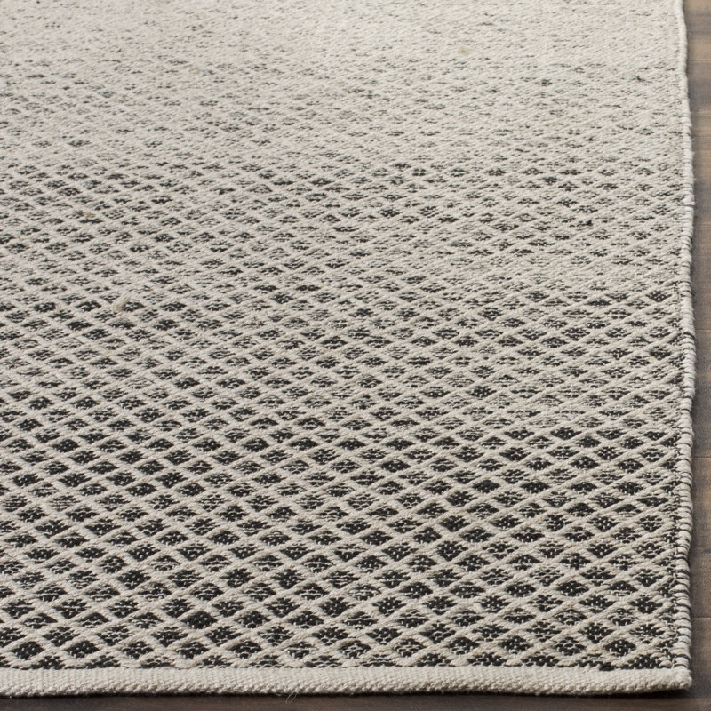 Tapis géométrique en coton tissé à la main Figuig, Tapis de couloir 2 pi 3 po x 13 pi
