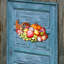 Cintre pour porte en bois cornucopia floral