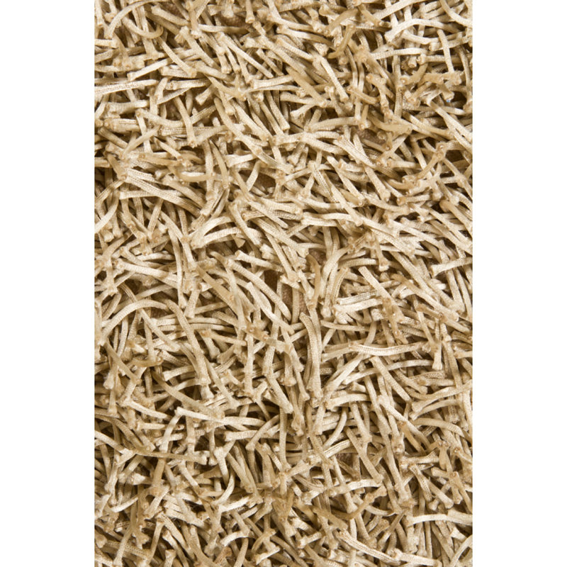 Tapis beige tissé à la main Latitude Run® Latitude Run®, Rond 7 pi 9 po