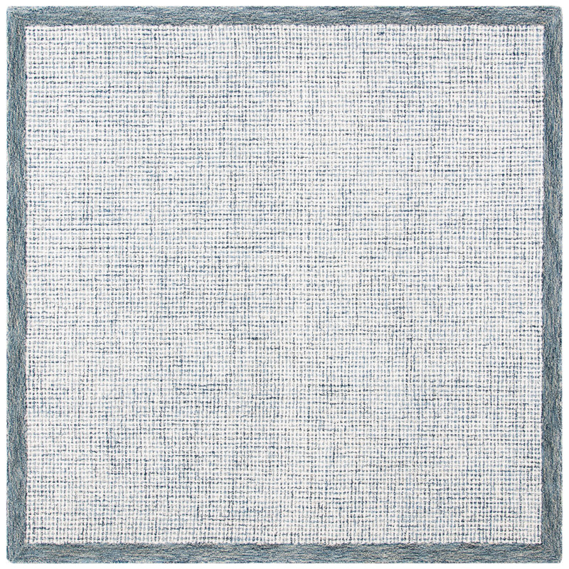 Canales Hand Tufted Wool Rug, Square 8'