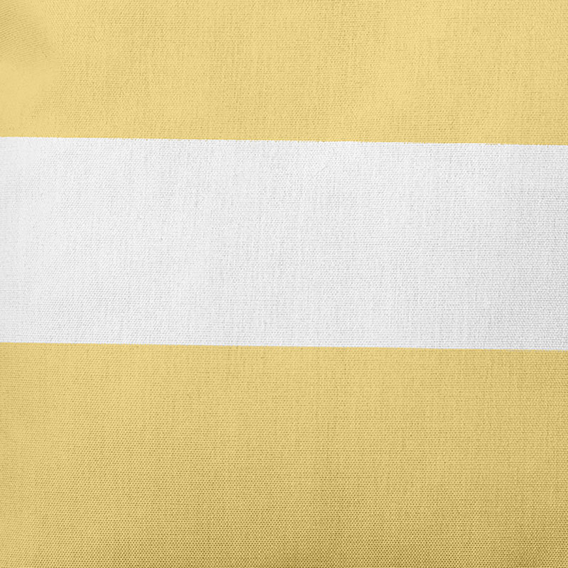 Outdoor Reversible Throw Pillow, 18" x 18", Soft Lemon