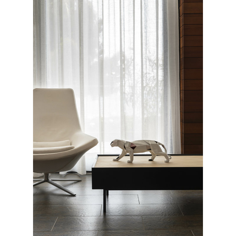 Panther Figurine, White