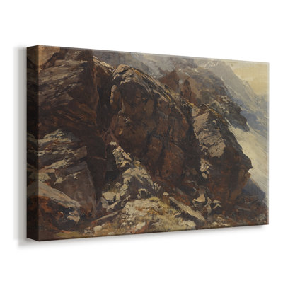 Rocky Slope-Edward Theodore Compton-Gallery Wrapped Canvas-c. late 19th / early 20th Century