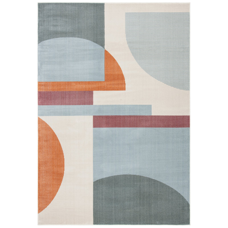 Tapis géométrique Hornbuckle 300 Performance, Rectangle 8 pi x 10 pi