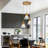 Dawne 3 - Light Gold Pendant
