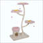 Arbre à chat en forme de fleur, avec lit plateforme en fleurs, condo et jouets suspendus, tour de chat à plusieurs niveaux pour chats d'intérieur, moderne