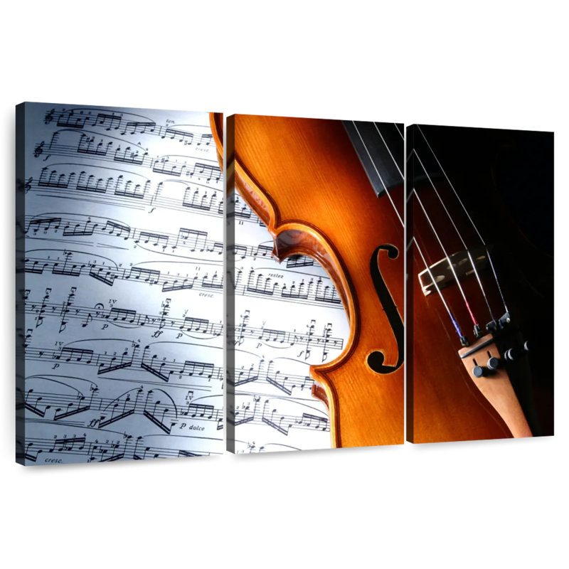 Violin Sheet Cosey, 28" H x 45" W