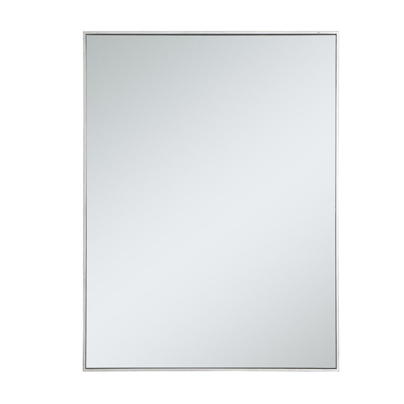 Miroir mural Sabine, 48 po x 36 po, Argent