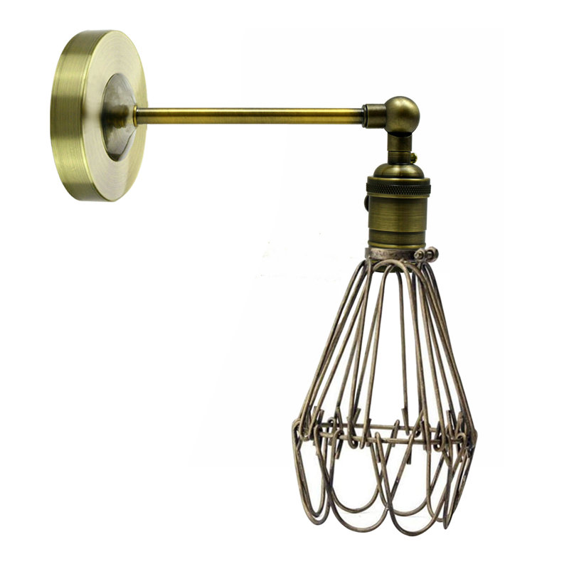 Bruckmann Wall Sconce, Yes, Green Brass/Brushed Brass