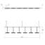 Suspenders® 12 - Light LED Chandelier