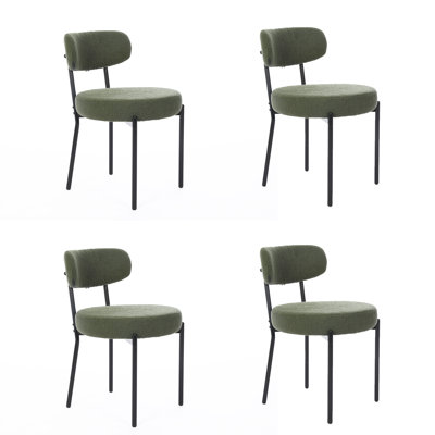 Ensemble de chaises de salle à manger en sherpa Boucle