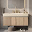 Meuble-lavabo mural simple 36 po avec surface solide 36 po-759615858